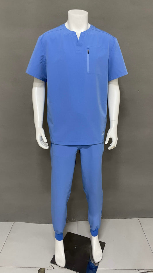 Men's Sky Blue Uniform Set