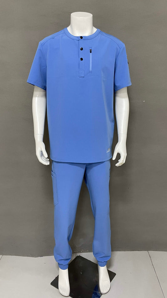 Men's Light Blue Uniform Set