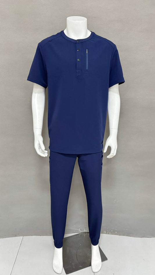 Men's Navy Blue Uniform Set